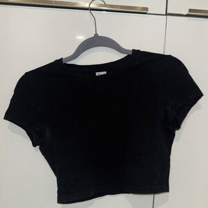 TNA Black Women's Crop Top